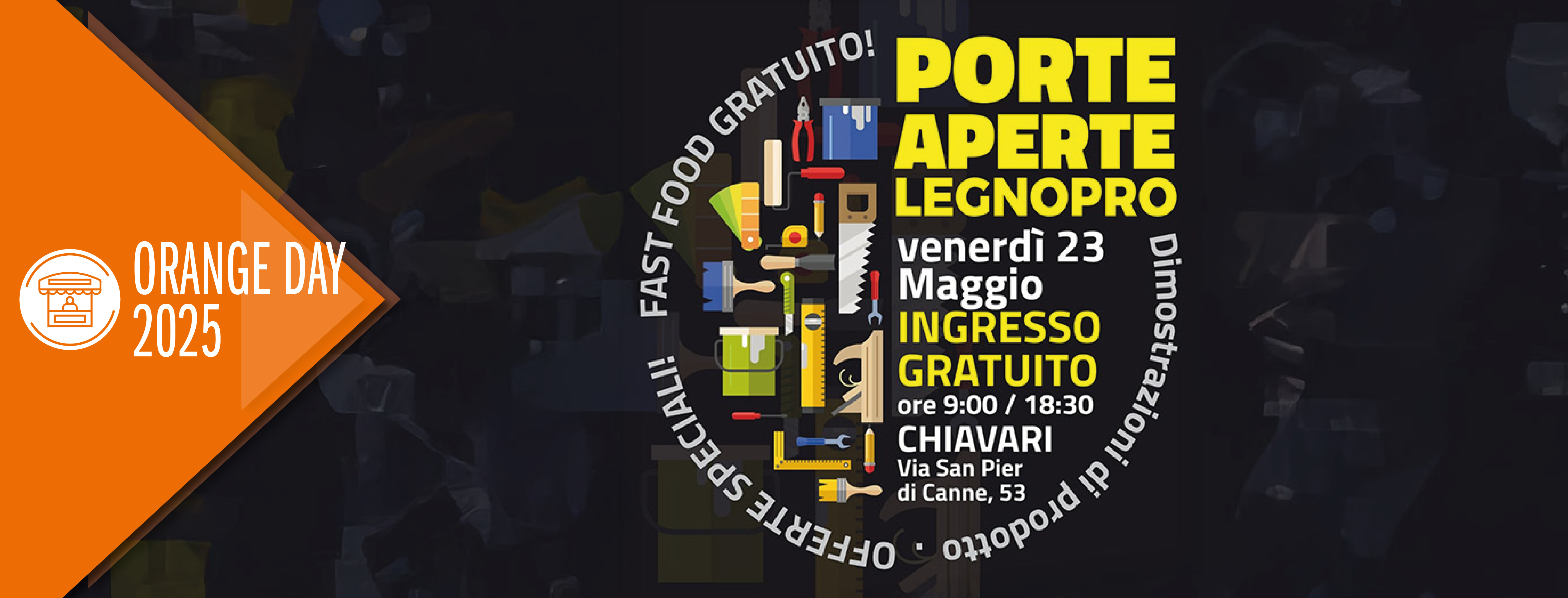 Orange Day - Porte Aperte LegnoPro - 23 Maggio - Chiavari, GE
